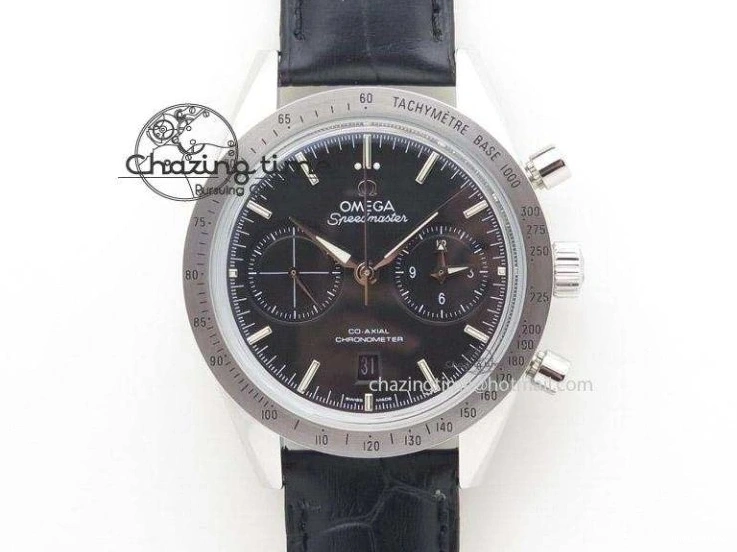 0215 Speedmaster Racing Master SS HKF Best Edition Gray Black Dial on SS Bracelet A Sustainable 7805